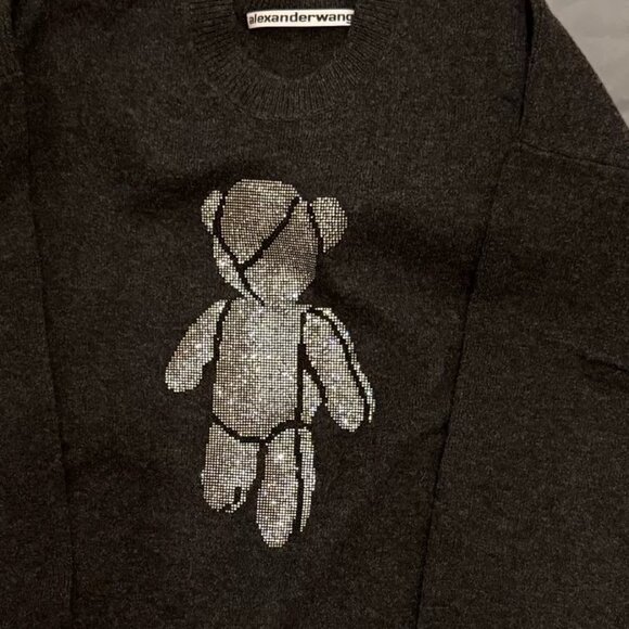 Alexander Wang Beiress Oversized Wool-Blend Sweater - Picture 6 of 9